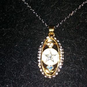 I Love the Dallas Cowboys Pendant Necklace